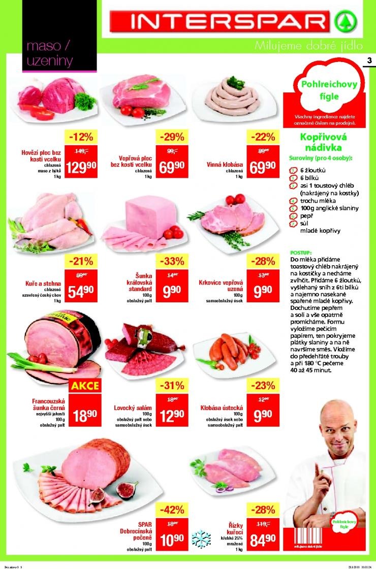 leták Interspar akční leták Velikonoce strana 1 leták Interspar akční leták Velikonoce strana 1