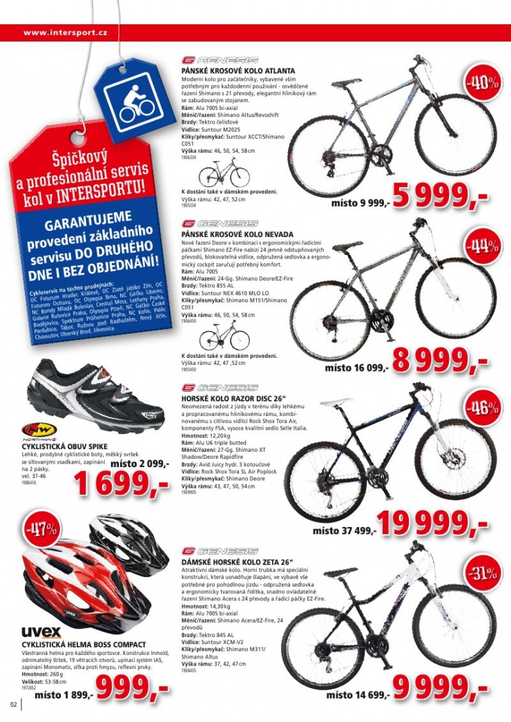 leták INTERSPORT strana 1 leták INTERSPORT strana 1