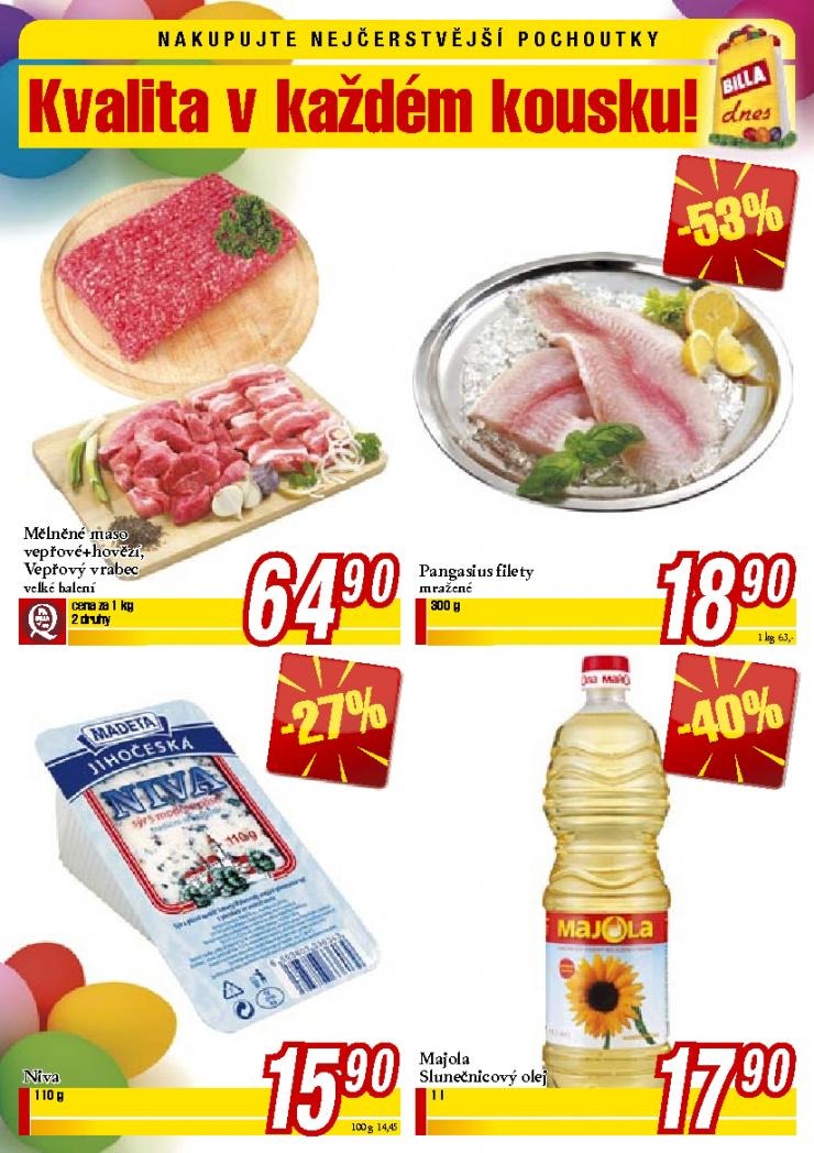 leták Billa speciální leták strana 1 leták Billa speciální leták strana 1