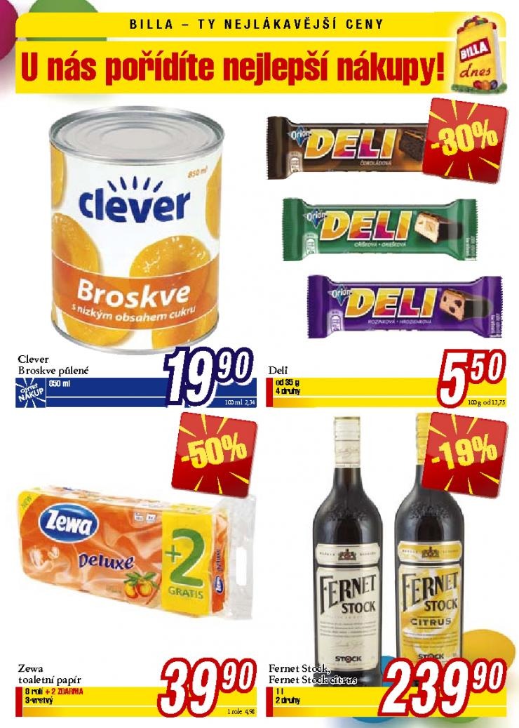 leták Billa speciální leták strana 1 leták Billa speciální leták strana 1