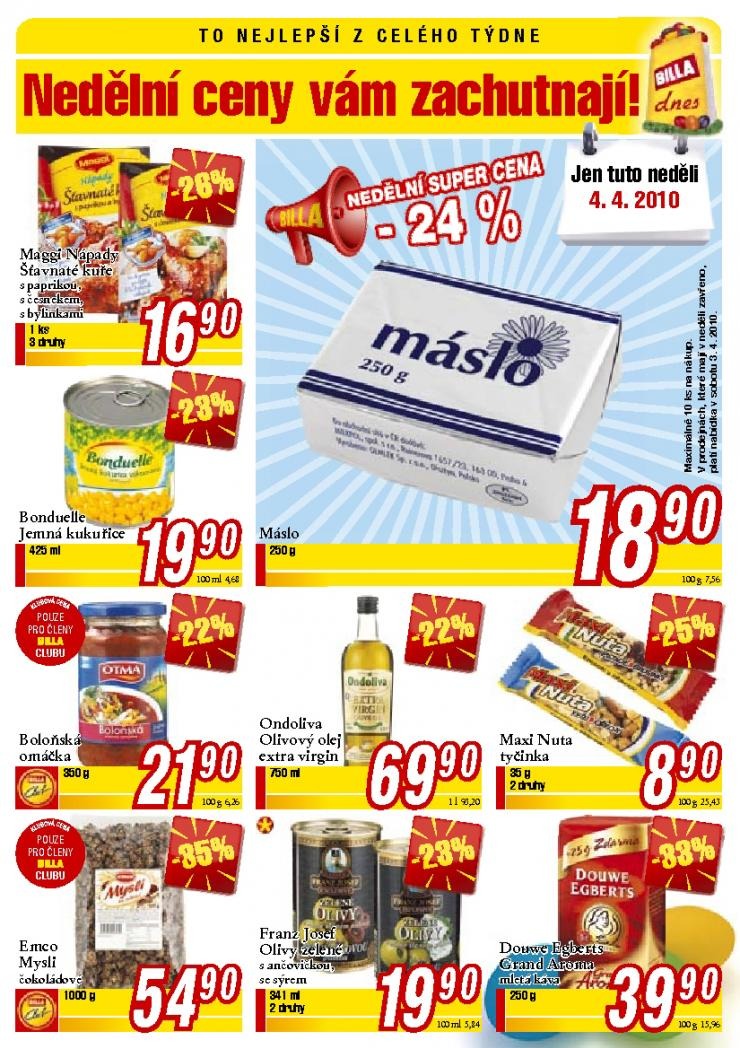 leták Billa speciální leták strana 1 leták Billa speciální leták strana 1