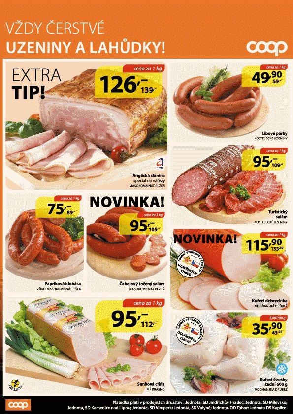 leták COOP akční letáky jihočes. region strana 1 leták COOP akční letáky jihočes. region strana 1