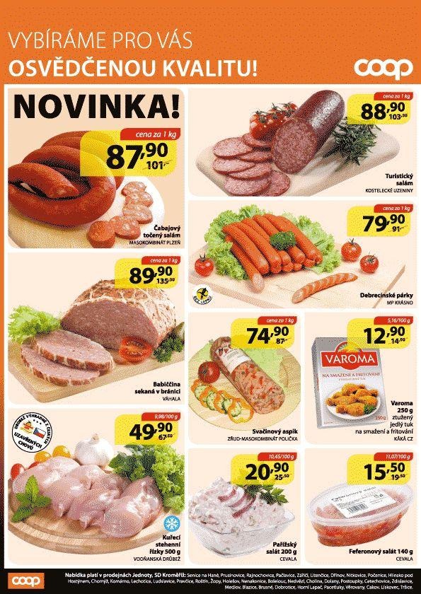 leták COOP akční leták Kroměříž strana 1 leták COOP akční leták Kroměříž strana 1
