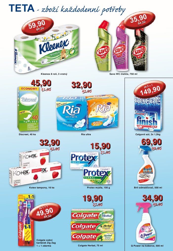 leták TETA drogerie strana 1 leták TETA drogerie strana 1