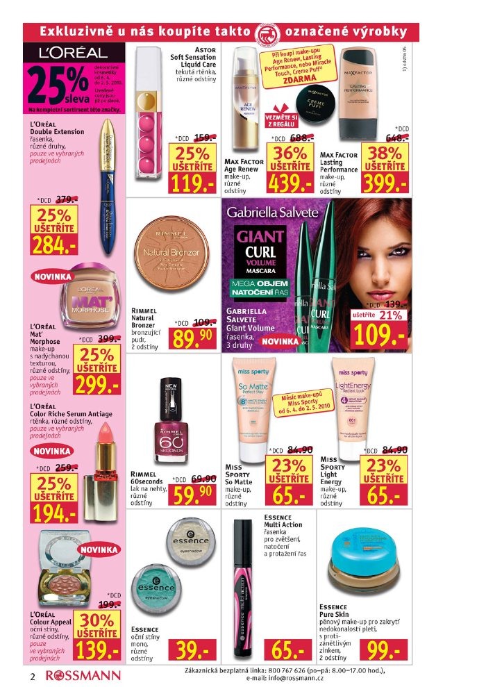 leták Rossmann strana 1 leták Rossmann strana 1