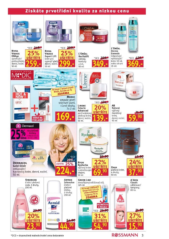 leták Rossmann strana 1 leták Rossmann strana 1