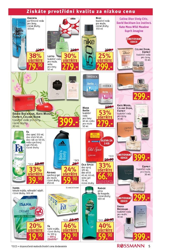 leták Rossmann strana 1 leták Rossmann strana 1