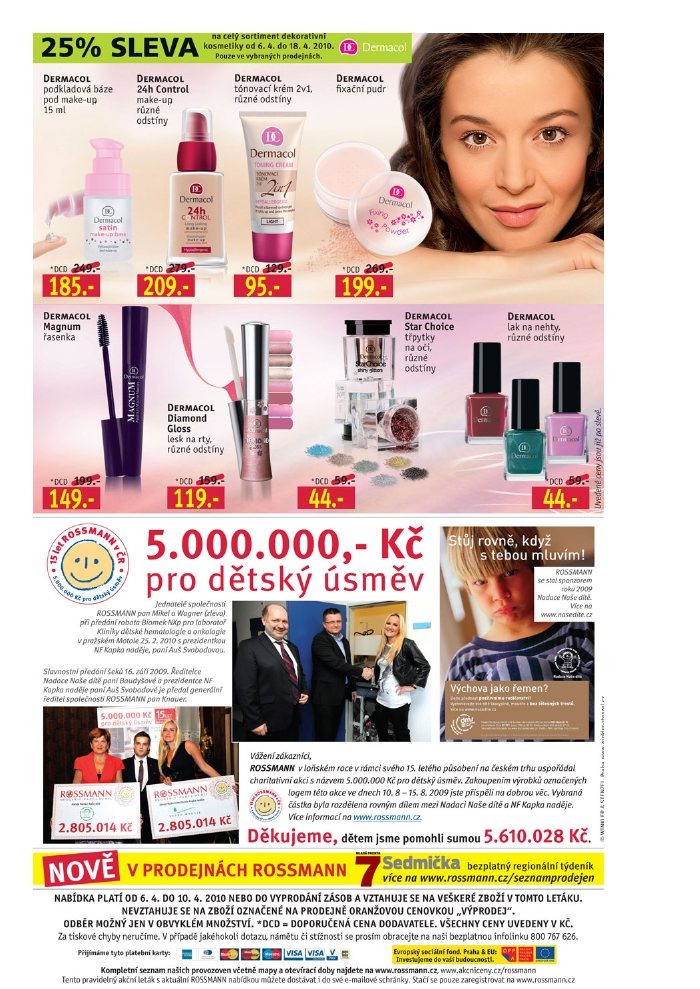 leták Rossmann strana 1 leták Rossmann strana 1