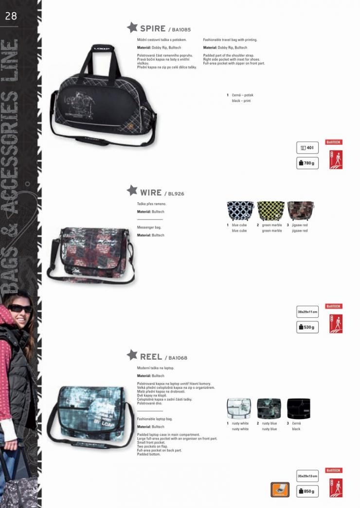 leták Loap katalog batohy a tašky strana 1 leták Loap katalog batohy a tašky strana 1