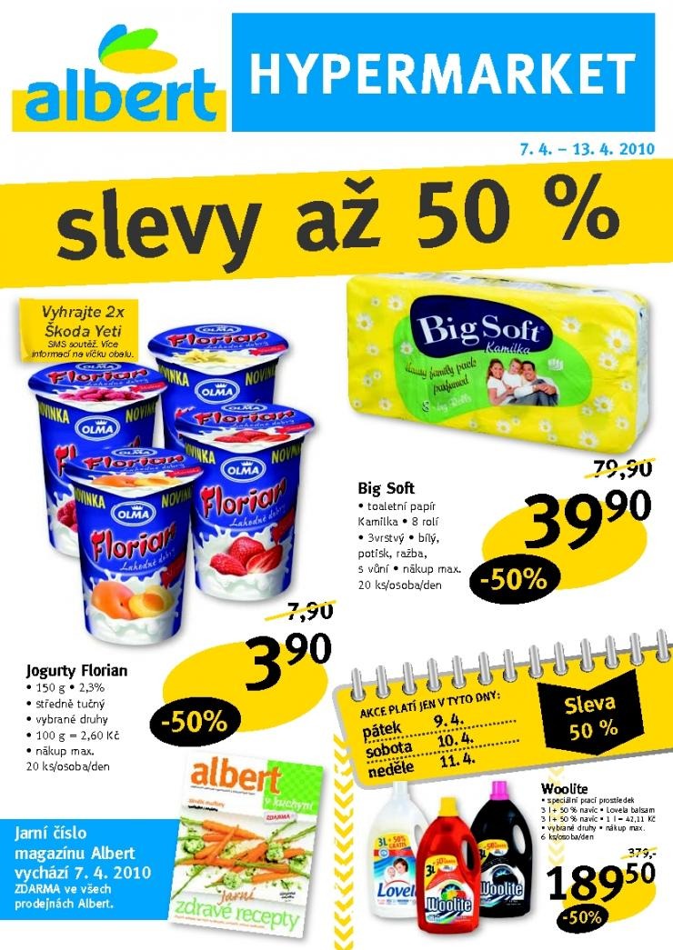 letk Albert Hypermarket letky strana 1