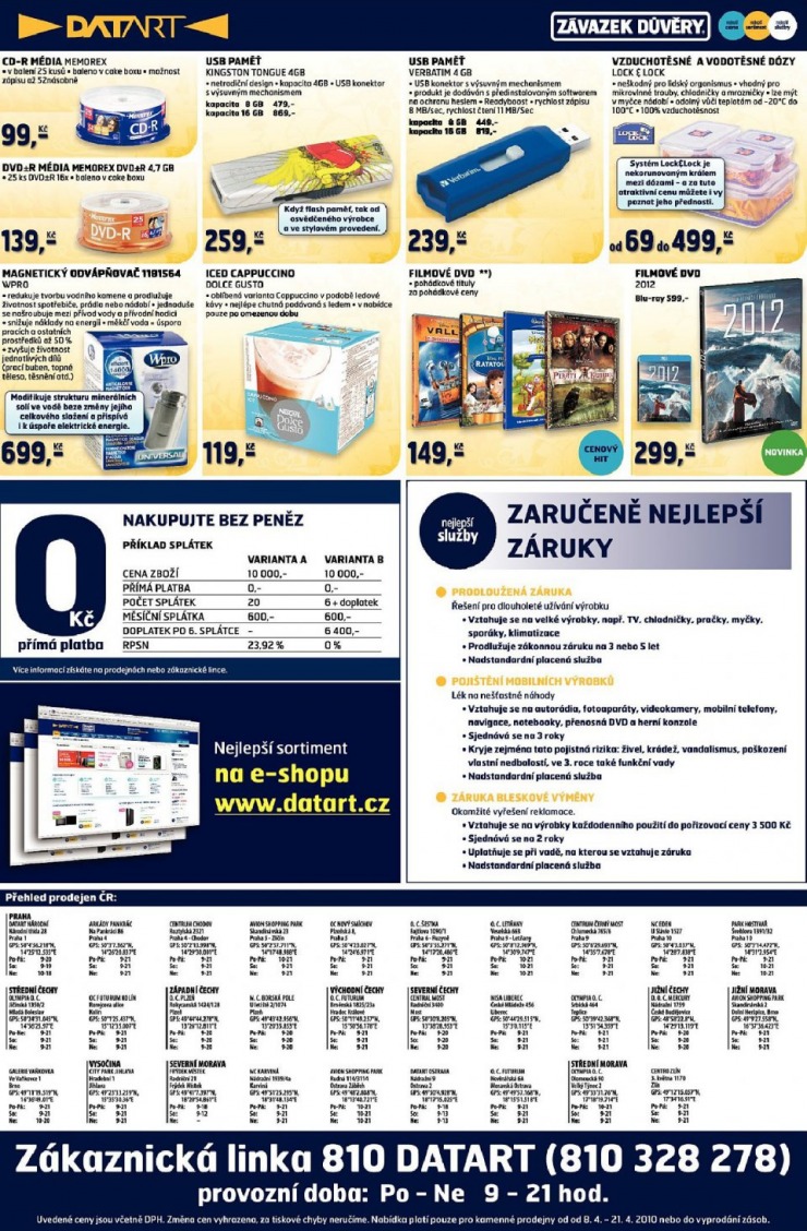 leták Datart strana 1 leták Datart strana 1