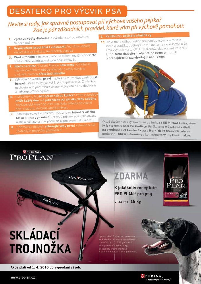 leták Pet Center strana 1 leták Pet Center strana 1