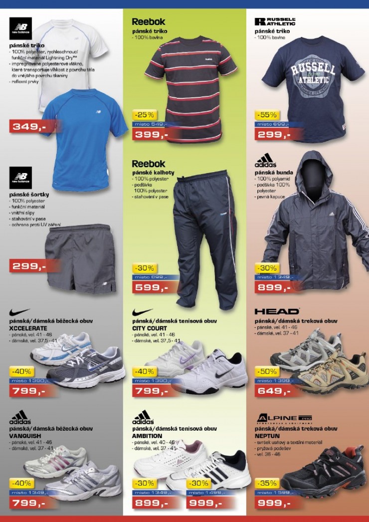 leták Sportisimo strana 1 leták Sportisimo strana 1