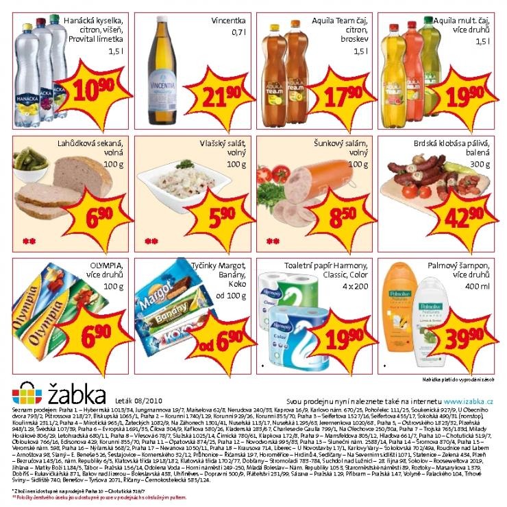 leták Žabka aktuální leták strana 1 leták Žabka aktuální leták strana 1