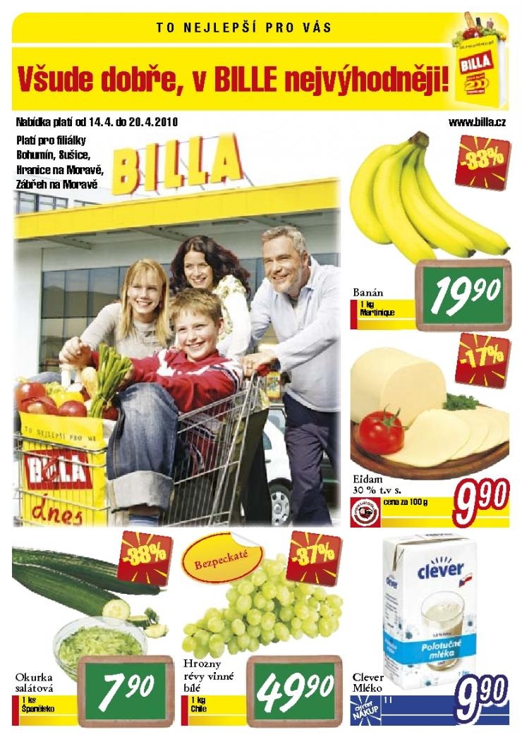 letk Billa speciln letky strana 1