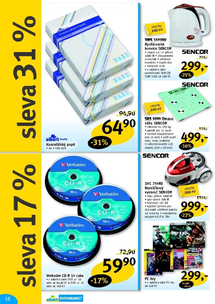 leták Albert Hypermarket akční leták strana 1 leták Albert Hypermarket akční leták strana 1