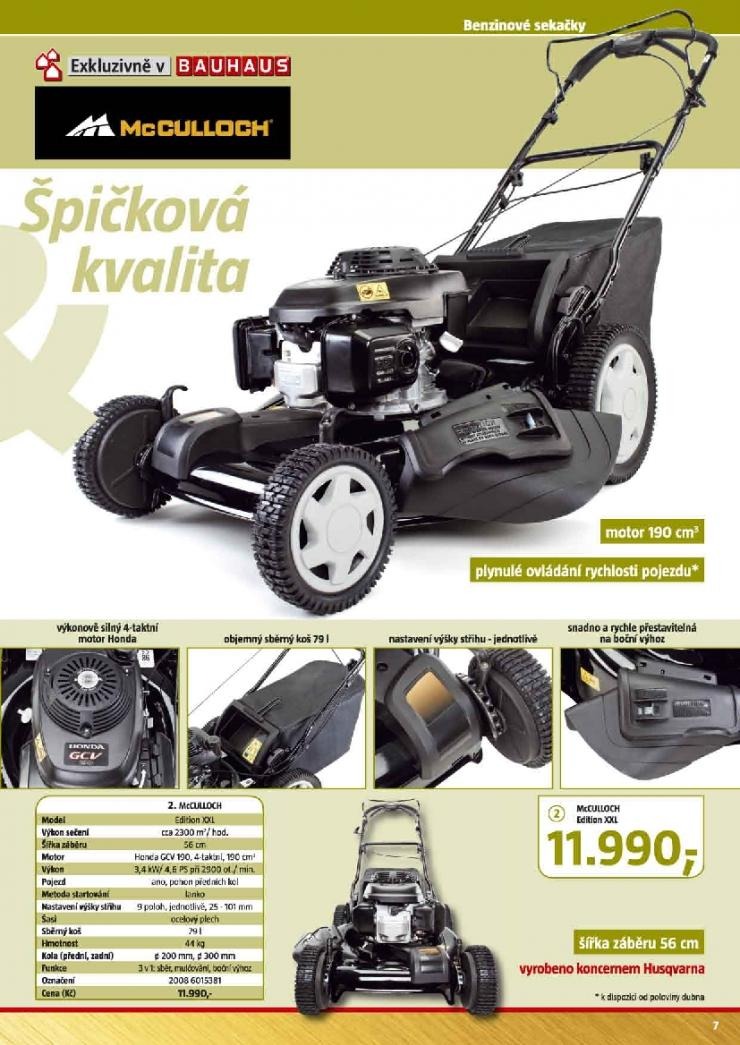 let�k Bauhaus let�k zahradn� technika strana 1