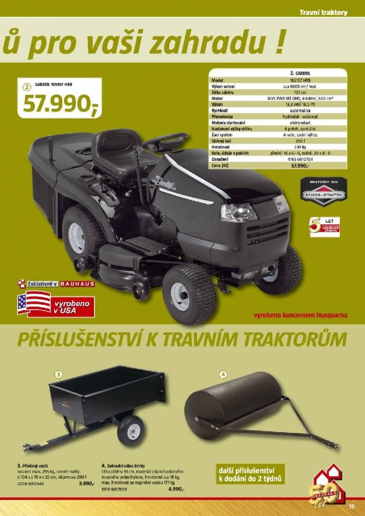 let�k Bauhaus let�k zahradn� technika strana 1