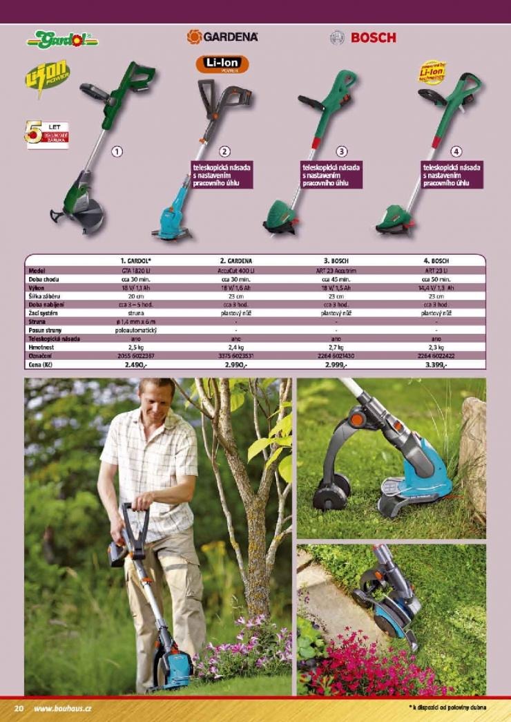 let�k Bauhaus let�k zahradn� technika strana 1