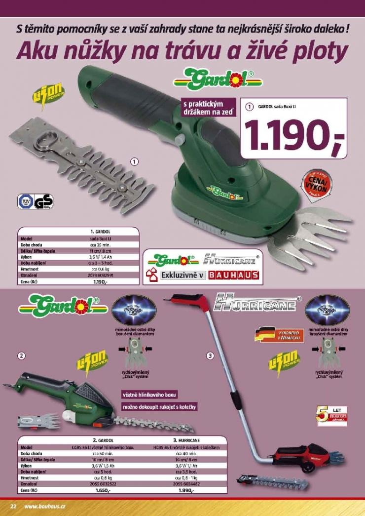 let�k Bauhaus let�k zahradn� technika strana 1