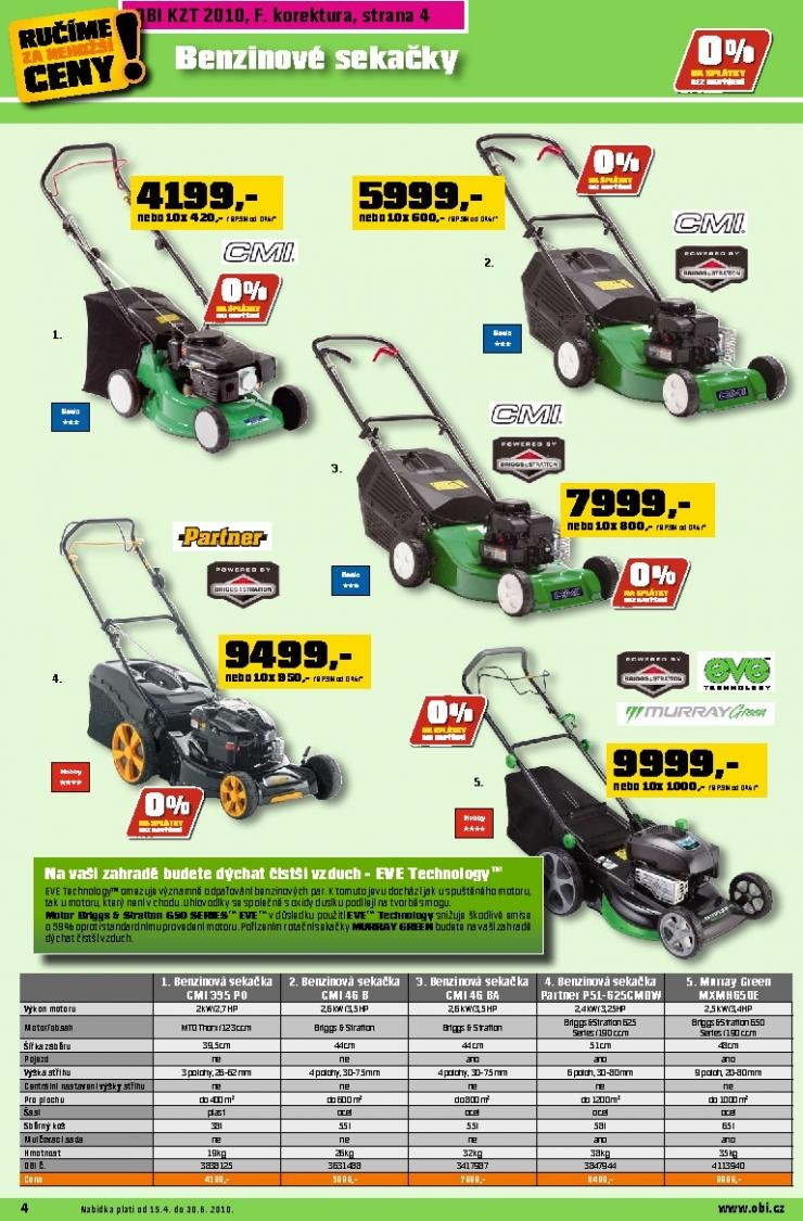 let�k OBI katalog zahradn� technika strana 1