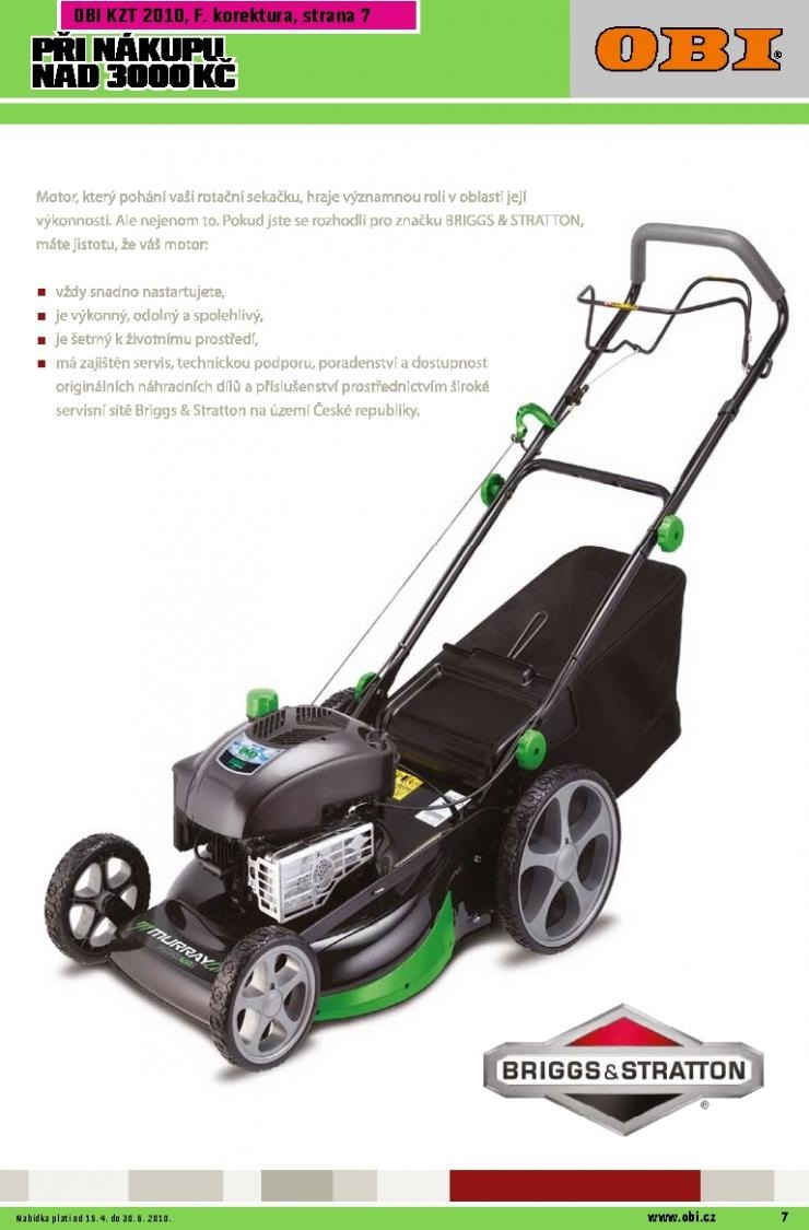 let�k OBI katalog zahradn� technika strana 1