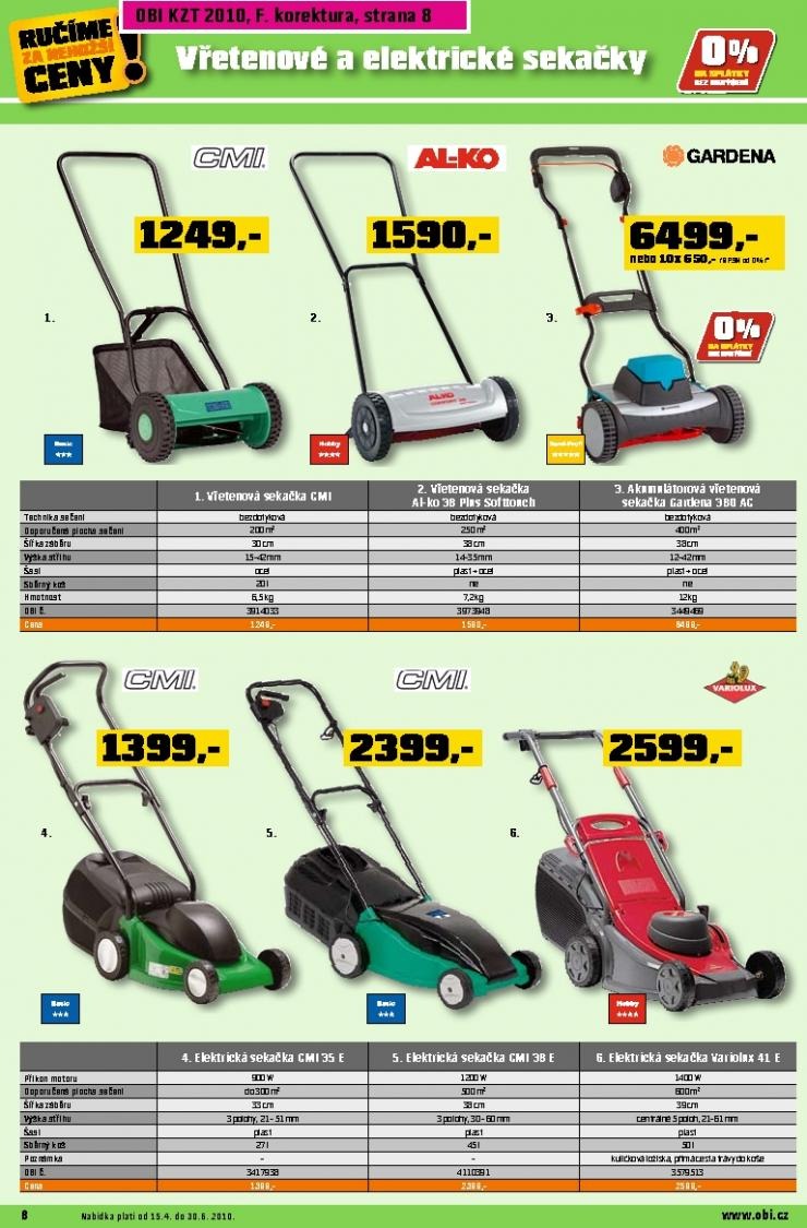 let�k OBI katalog zahradn� technika strana 1