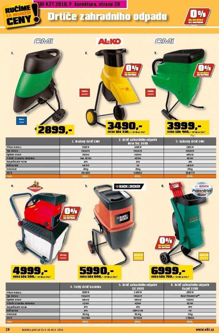 let�k OBI katalog zahradn� technika strana 1