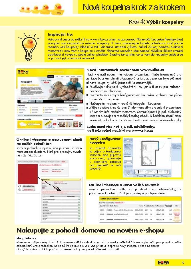 leták Siko koupelny katalog 1. část strana 1 leták Siko koupelny katalog 1. část strana 1