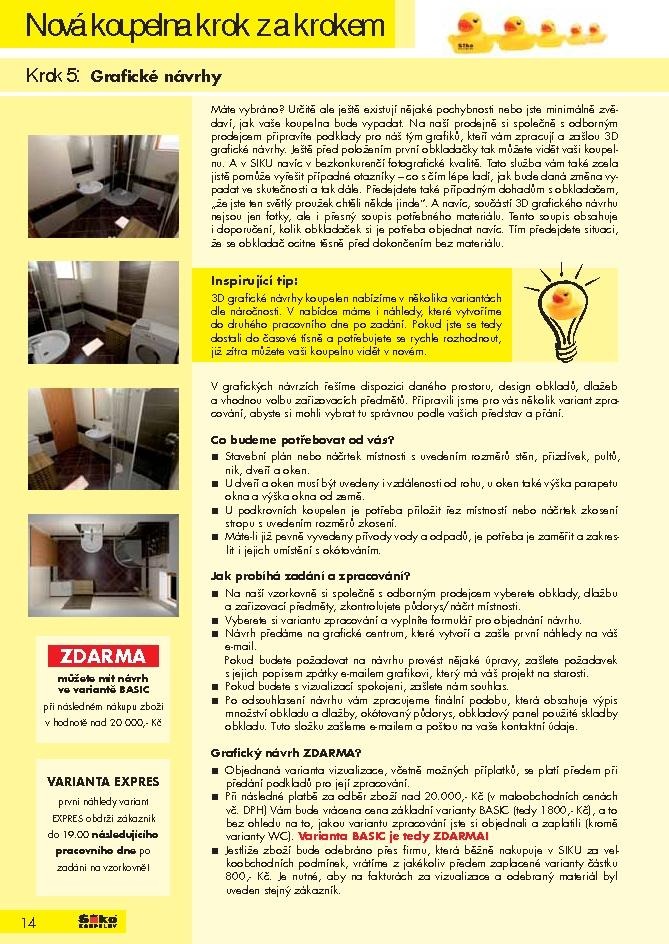 let�k Siko koupelny katalog 1. ��st strana 1