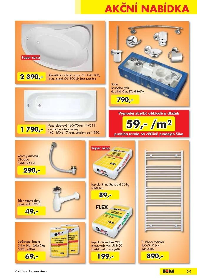 leták Siko koupelny katalog 1. část strana 1 leták Siko koupelny katalog 1. část strana 1