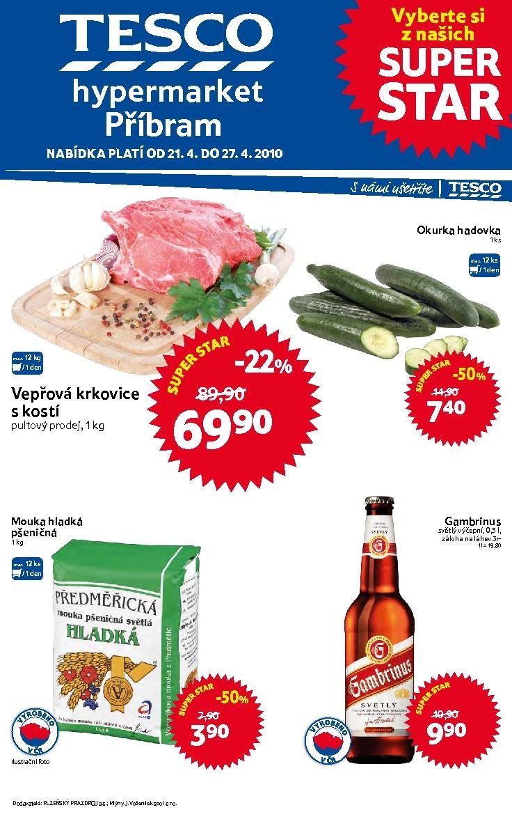 leták Tesco Příbram leták strana 1 leták Tesco Příbram leták strana 1