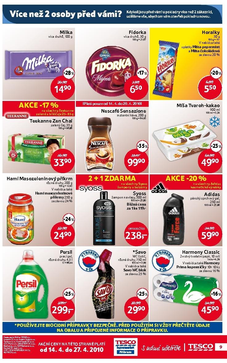 leták Tesco Příbram leták strana 1 leták Tesco Příbram leták strana 1