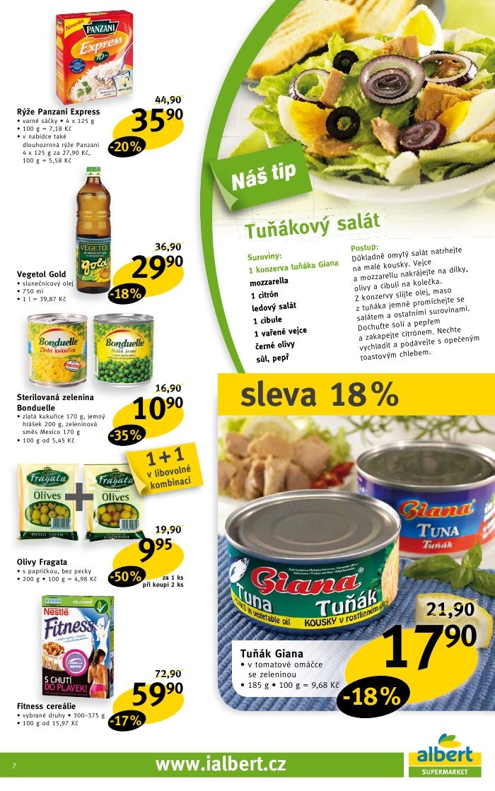 leták Albert strana 1 leták Albert strana 1