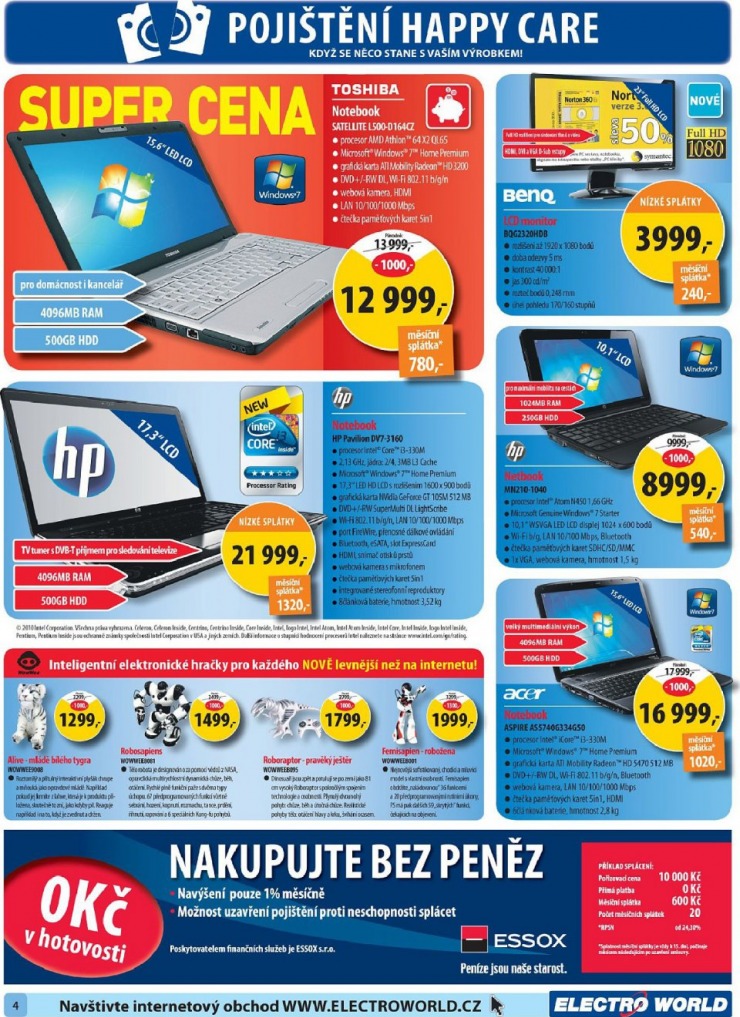 leták Electro world strana 1 leták Electro world strana 1