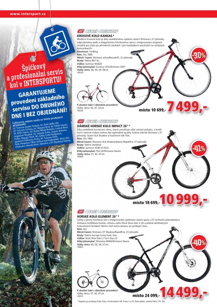 leták INTERSPORT strana 1 leták INTERSPORT strana 1
