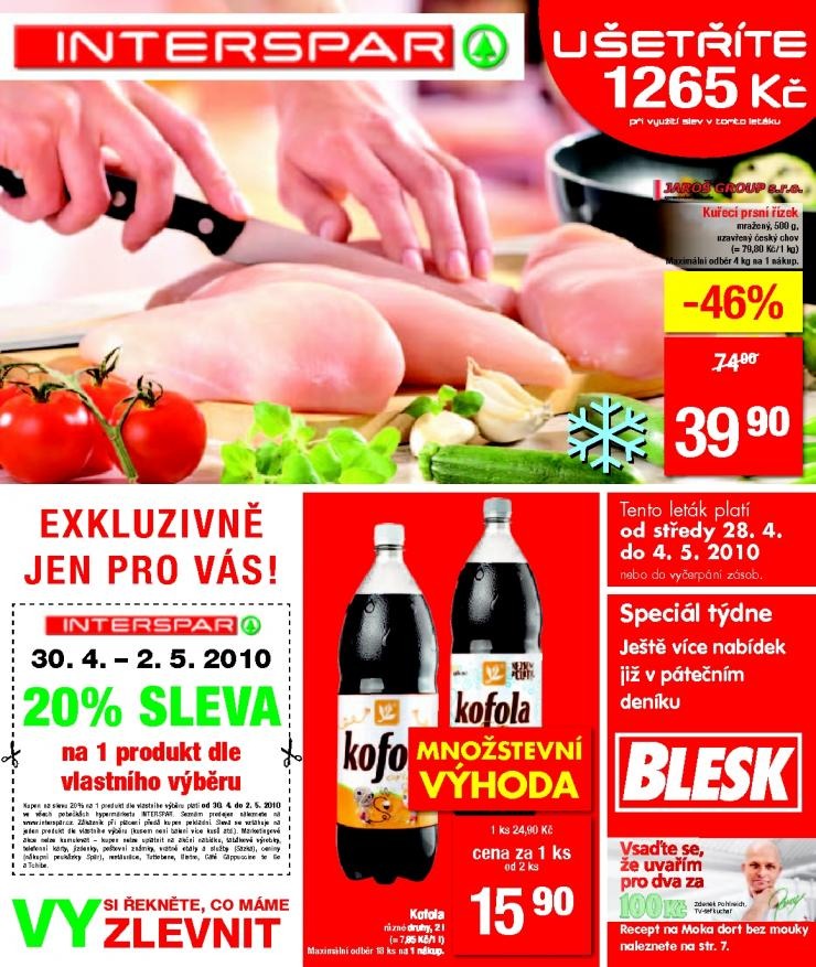 leták Interspar akční leták strana 1 leták Interspar akční leták strana 1