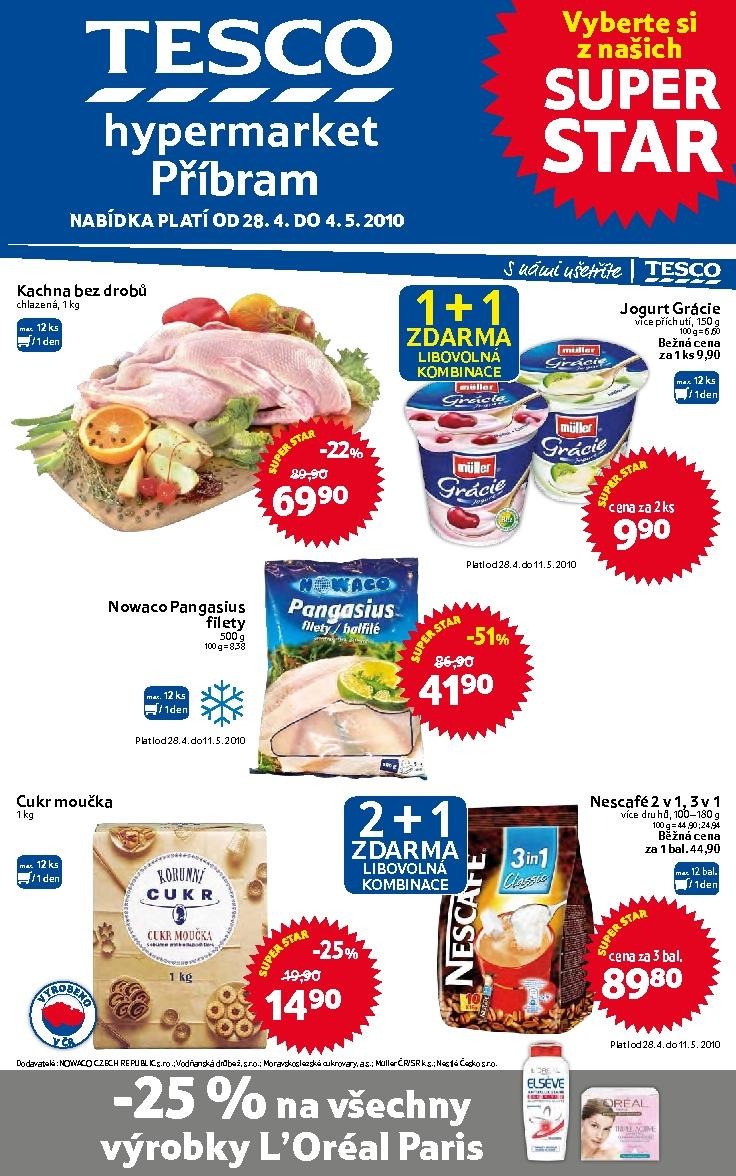 leták Tesco Příbram akční leták strana 1 leták Tesco Příbram akční leták strana 1