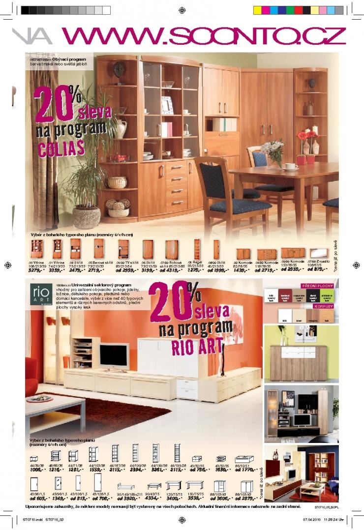 leták Sconto nábytek akční leták strana 1 leták Sconto nábytek akční leták strana 1