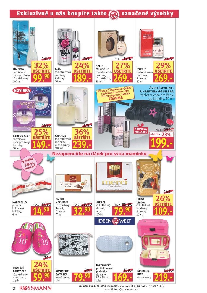 leták Rossmann strana 1 leták Rossmann strana 1