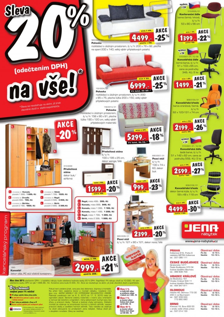 leták Jena nábytek strana 1 leták Jena nábytek strana 1