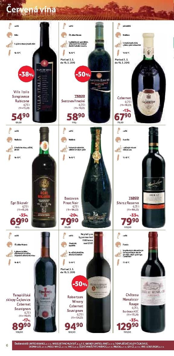 leták Tesco akčni leták vína hypemarket strana 1 leták Tesco akčni leták vína hypemarket strana 1