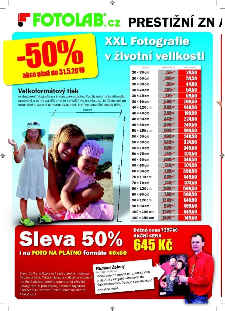 leták Fotolab aktuální leták strana 1 leták Fotolab aktuální leták strana 1