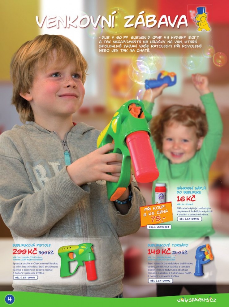 leták Sparkys strana 1 leták Sparkys strana 1