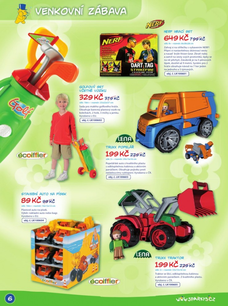 leták Sparkys strana 1 leták Sparkys strana 1