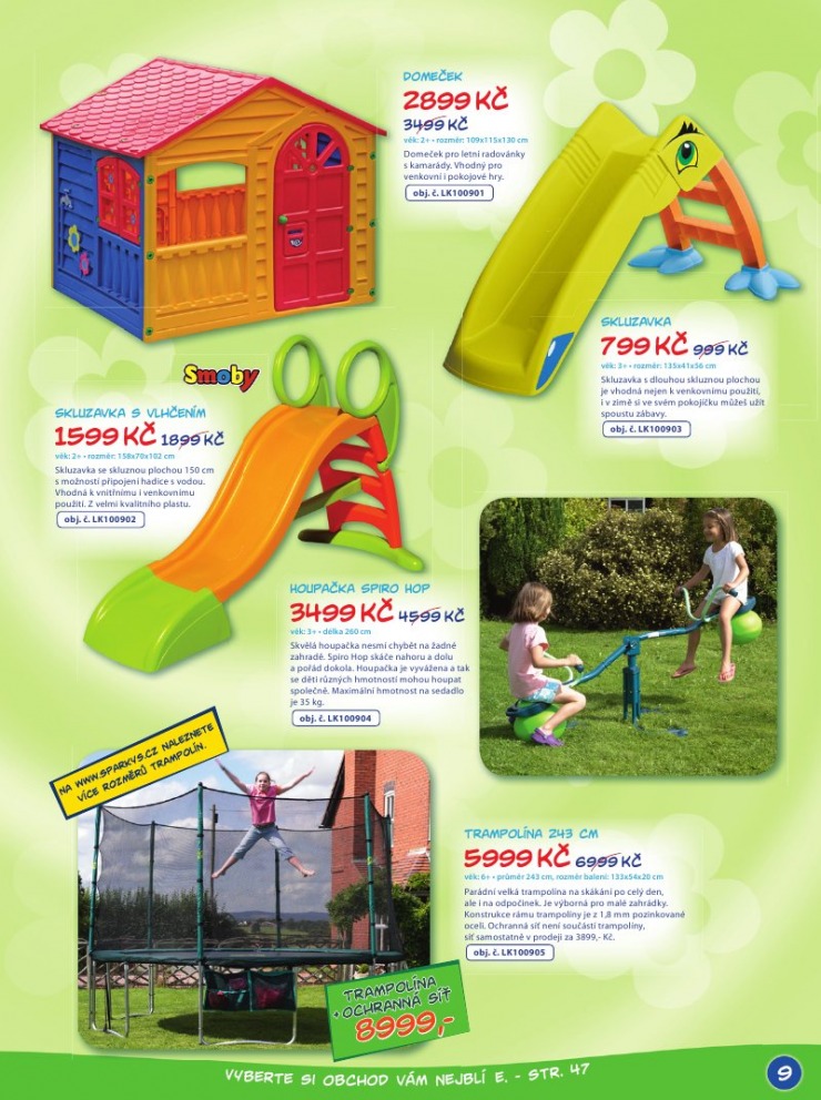 leták Sparkys strana 1 leták Sparkys strana 1