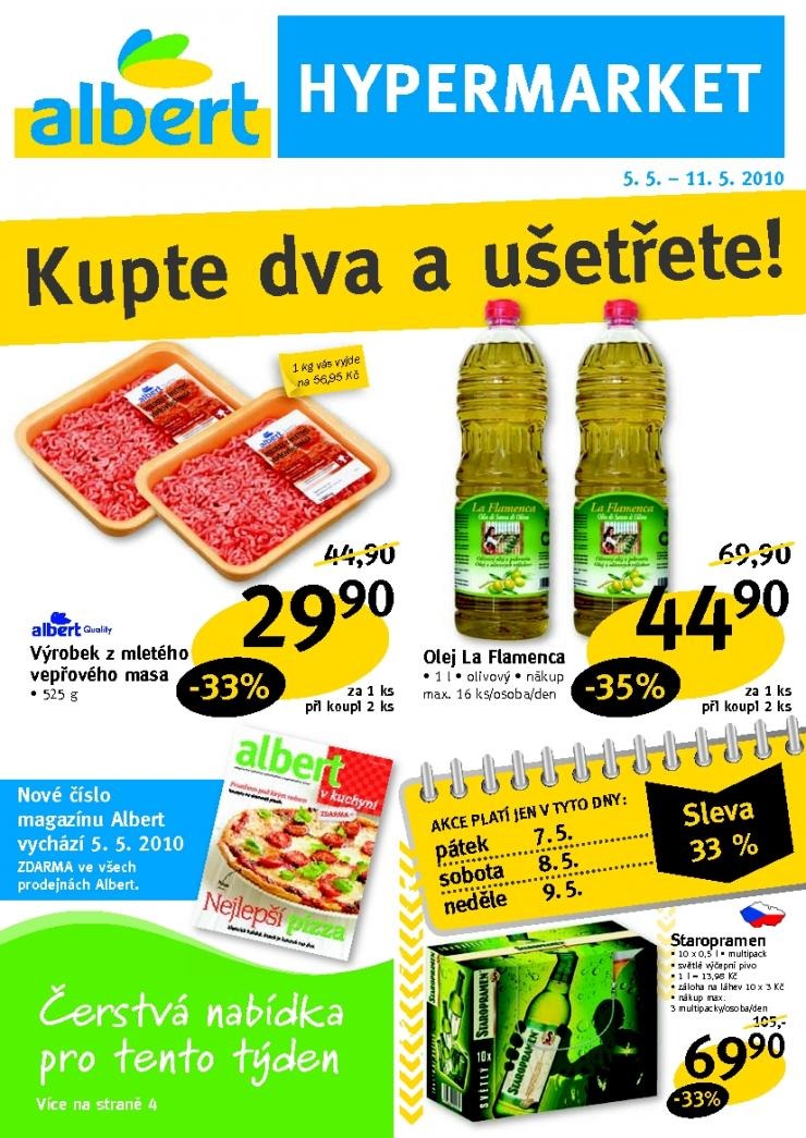 leták Albert Hypermarket leták strana 1 leták Albert Hypermarket leták strana 1