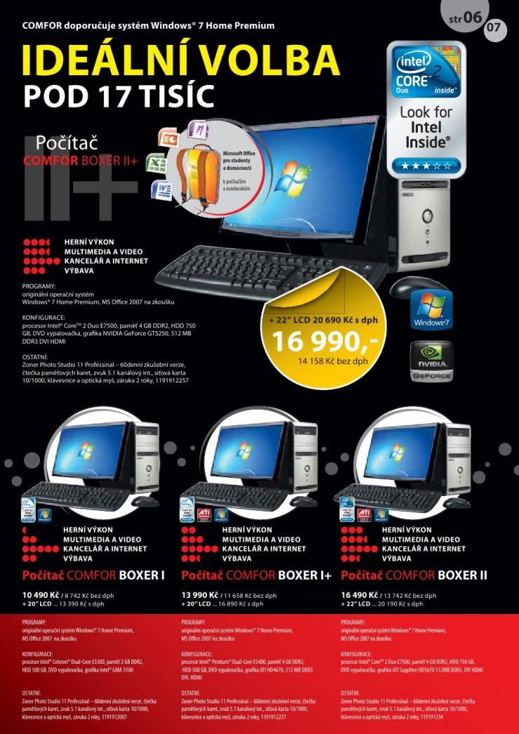 leták Comfor strana 1 leták Comfor strana 1