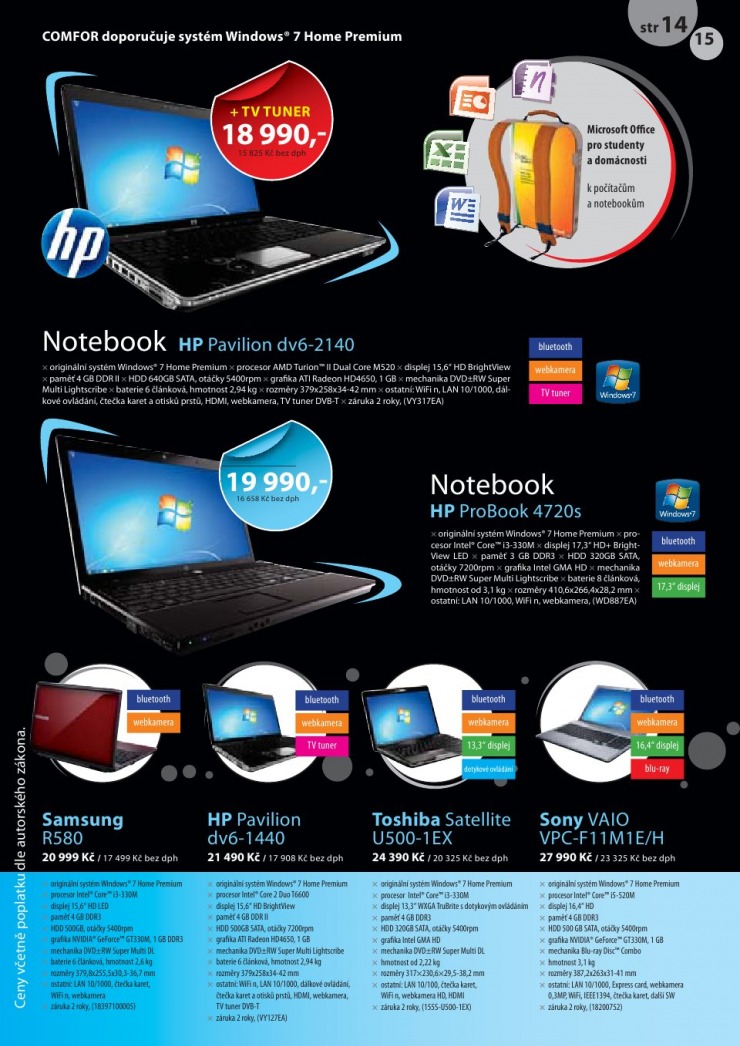 leták Comfor strana 1 leták Comfor strana 1