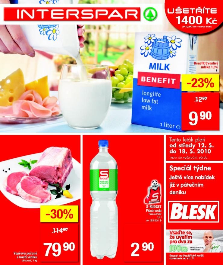 leták Nadpis: Interspar akční leták strana 1 leták Nadpis: Interspar akční leták strana 1